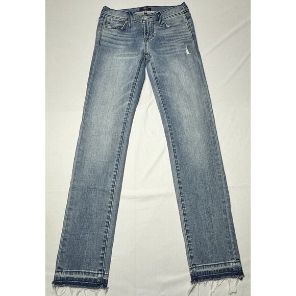 7 For All Mankind Denim - 7 For All Mankind Women's Reissue Roxanne Tapered Blue Denim Jeans - Size 25x31